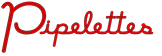 Titre du site "Les pipelettes" avec un dessin au crayon de trois petites filles qui se font des messes basses